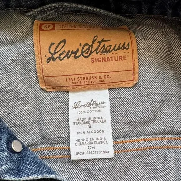 Levi’s Classic denim jacket men’s small cotton casual minimalist outdoors - Picture 2 of 8